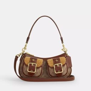Coach Ashton Elegant Brown and Tan Shoulder Bag